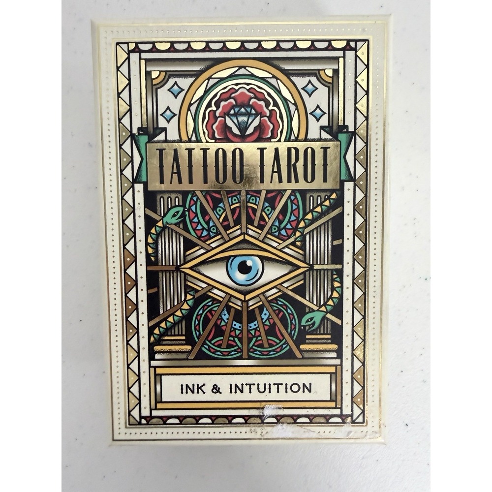 Tattoo‎ Tarot Ink & Intuition Deck 78 Cards Megamunden Laurence King Complete